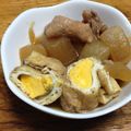 *AKINKO*'s cooksnap of when they made 圧力鍋で大根と卵入り巾着.