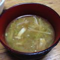 *AKINKO*'s cooksnap of when they made キャベツのバター味噌汁.