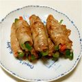 ぴぃーちゃそ's cooksnap of when they made ☆豚肉で☆お野菜巻き巻き☆.