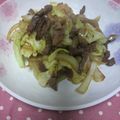 リンとハルルのママ's cooksnap of when they made 楽ちん♪牛肉とキャベツのウェイパー炒め♫.