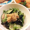 なおなお１０２２'s cooksnap of when they made さっぱり！きゅうりと水菜とわかめのサラダ.