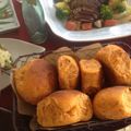 こここに's cooksnap of when they made 色鮮やか！トマトバジルパン(２種類).