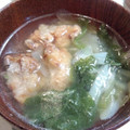 orihime07's cooksnap of when they made 残りもの唐揚げアレンジスープ.