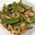 POCOxxx's cooksnap of when they made えび＆スナップエンドウのバター醤油炒め.