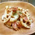 pepico's cooksnap of when they made 蓮根とベーコンのハニーマスタード炒め.