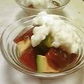 時花菜's cooksnap of when they made 簡単☆まぐろとアボカドの山かけ.