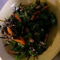 あおいひめ's cooksnap of when they made ほうれん草とひじきをオリーブオイルで♪.