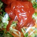 rrg's cooksnap of when they made トマトとキュウリと水菜とタマネギのサラダ.