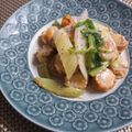 qyulove's cooksnap of when they made 帆立とセロリの塩麹バター炒め.