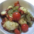 sonop's cooksnap of when they made タコとトマトのバジルソース炒め.