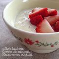 ととととむとむ's cooksnap of when they made 素材を楽しむ！苺のヨーグルト♪.