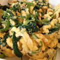みさみご's cooksnap of when they made ◆超簡単♡ほうれん草のかつお節卵炒め◆.