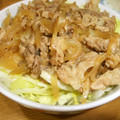 まさはるまま's cooksnap of when they made レタスもたっぷりしょうが焼き丼.