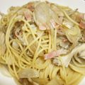 まさはるまま's cooksnap of when they made 舞茸とベーコンの和風パスタ.