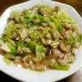 POW58's cooksnap of when they made ちくわとキャベツのかんたん中華風丼.