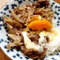 nonnonoix's cooksnap of when they made 牛肉とごぼうの柳川丼.