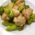 東西南羅's cooksnap of when they made ブロッコリーと鳥肉の辛し炒め.