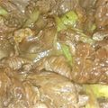 さゆとまみ's cooksnap of when they made 牛肉セロリ生しいたけの醤油麹ケチャ炒め.