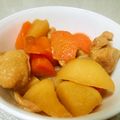あーち子's cooksnap of when they made 大根とこんにゃくと鶏もも肉の煮物.