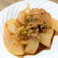 mufuron's cooksnap of when they made 大根からじゅわ〜♡超簡単キムチ煮.