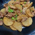Pugまこちゃん's cooksnap of when they made 鶏肉と長芋の照り煮.