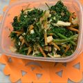 Hiroふくみち's cooksnap of when they made 人参の葉っぱと油揚げの炒め物♪.