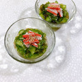 みぽぽ37's cooksnap of when they made きゅうりともずくの酢の物.