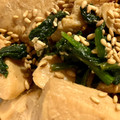 けい♫'s cooksnap of when they made 鶏むね肉とほうれん草の炒め物.