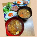 ルぴあ's cooksnap of when they made 白菜と椎茸と人参のお味噌汁.