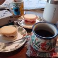 ひっこ's cooksnap of when they made 薄いコーヒー❁甘いデザート素敵なcup♪.