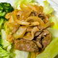 moeoke's cooksnap of when they made BBQにも★特製だれ漬け！豚こま焼肉.