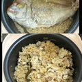 aozora＊'s cooksnap of when they made 元魚屋が教える！絶品・炊飯器で『鯛めし』.