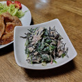 和☆2049's cooksnap of when they made ほうれん草とひじきのツナマヨ和え.