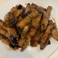 ほろろん55's cooksnap of when they made 大葉香る♪茄子の豚肉巻き甘味噌だれ.