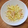 肉汁多めで。's cooksnap of when they made 白菜とりんごのシンプルサラダ.