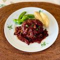 コムギ大好き's cooksnap of when they made シェフのレシピ★赤ワインハンバーグソース.