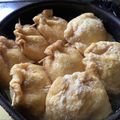 くもん　赤ペン先生's cooksnap of when they made 油揚げと卵で簡単♫巾着.
