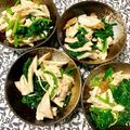 ふたごゆき's cooksnap of when they made ムネ肉とほうれん草のごま和え☆具だくさん.