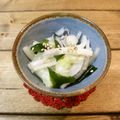 13pearls's cooksnap of when they made 白菜☆ワカメサラダ　冬の味覚！.