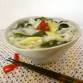 ローズレース's cooksnap of when they made チューブのねり梅で簡単！梅わかめうどん.