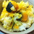 ANN17's cooksnap of when they made ＊炊飯器でかぼちゃご飯＊.