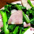 あんぱん太朗's cooksnap of when they made 菜花とハムの炒めもの.
