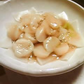 時花菜's cooksnap of when they made 帆立とかぶのサラダ　柚子胡椒ソース.