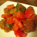 Yucco's cooksnap of when they made ☆リメイク☆からあげトマト南蛮.