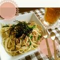 cotori1001's cooksnap of when they made 『シュンギクとツナのパスタ』.