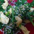 mianmian's cooksnap of when they made 小松菜&しらす&油揚げのポン酢和え.