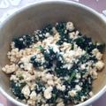 らてぼう's cooksnap of when they made **ミヤマイラクサーあいこー★白和え**.