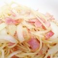 ♪あじゅ♪'s cooksnap of when they made 新玉ねぎとベーコンのパスタ.