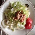 yuki5818's cooksnap of when they made 簡単サラダうどん.