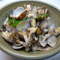 reiyan1956's cooksnap of when they made さっぱり　あさり酒蒸し風ときのこ　5分！.